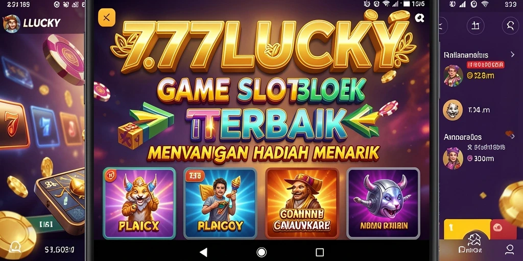 Screenshot utama 777LUCKY memperlihatkan gameplay Slot yang seru dan interaktif.
