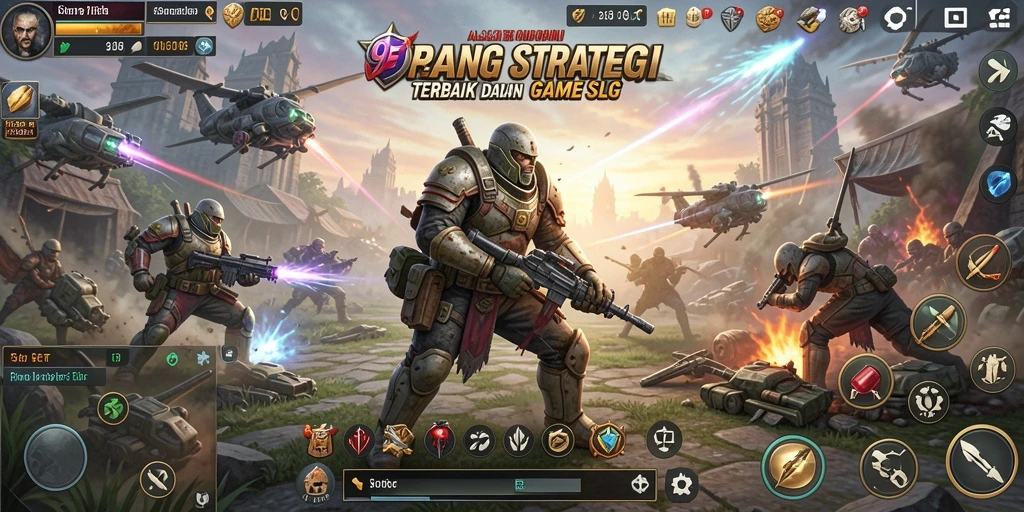 Tampilan screenshot gameplay strategis dan mendalam dari 9ET.
