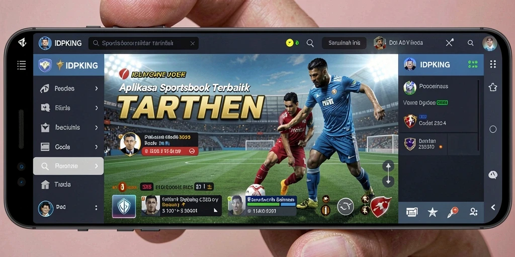 Tampilan antarmuka pengguna yang menarik dari IDPKING.