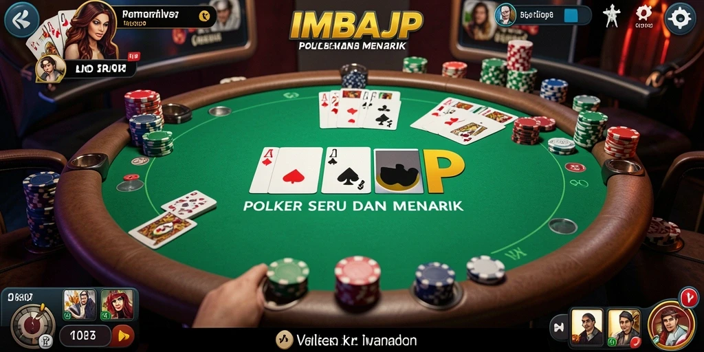 Tampilan gameplay seru di aplikasi IMBAJP yang menantang.