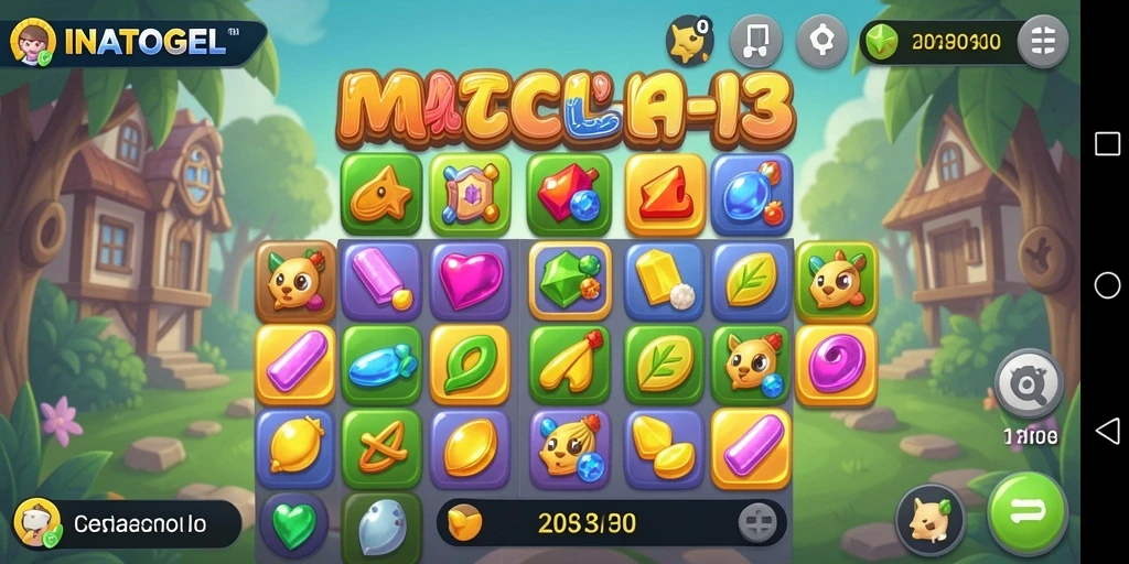 Tampilan gameplay INATOGEL yang seru dan penuh warna.