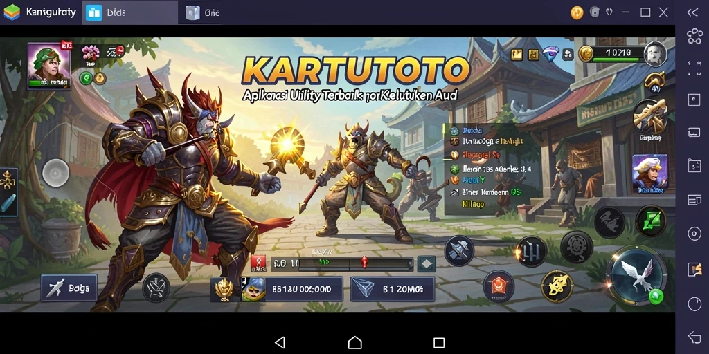 Tampilan antarmuka KARTUTOTO yang bersih dan fungsional.