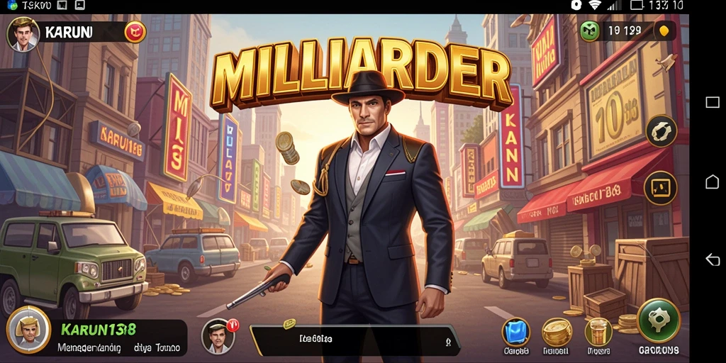 Screenshot gameplay KARUN138 yang menampilkan aksi pembangunan bisnis Tycoon.