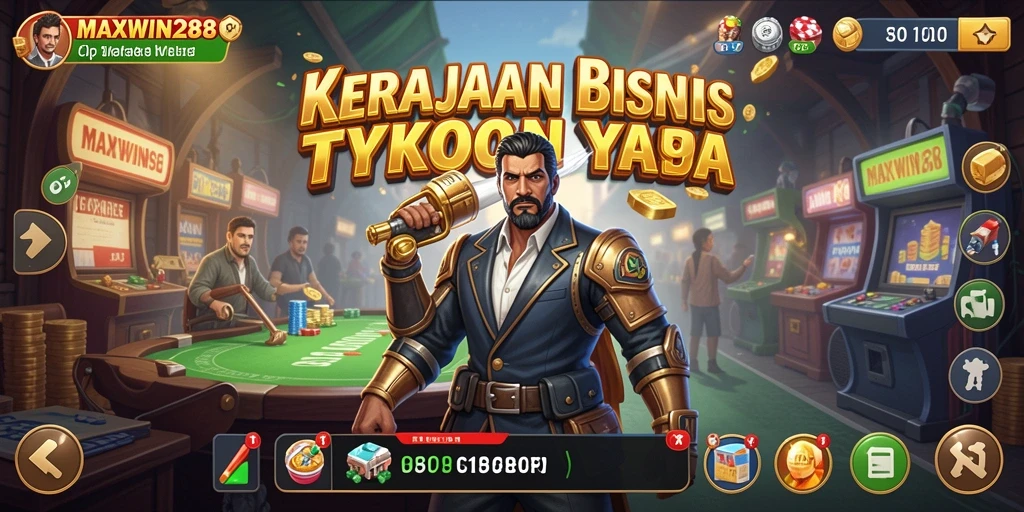 Tampilan gameplay Tycoon yang menarik di MAXWIN288.