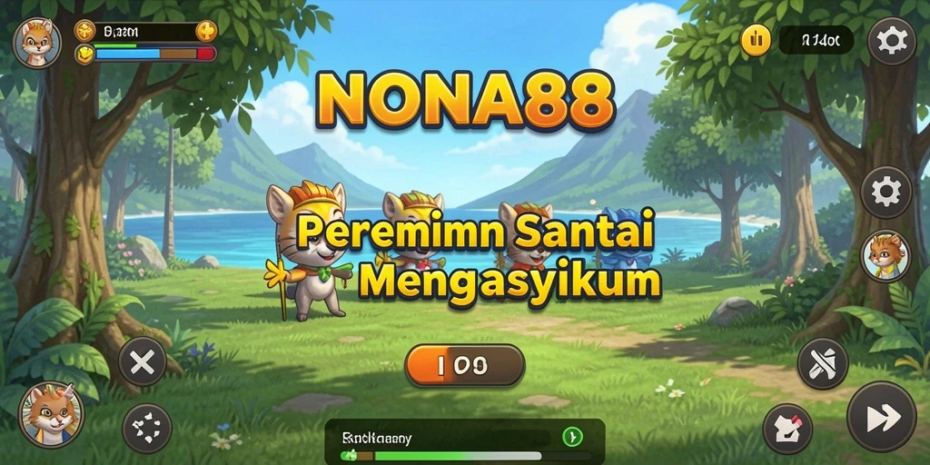 Tampilan gameplay NONA88 yang menarik dan penuh warna.