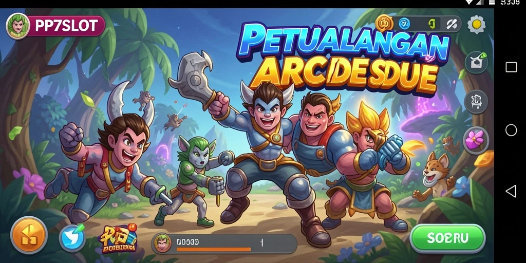 Tampilan gameplay PP7SLOT yang penuh warna dan menarik.